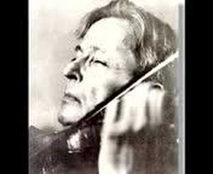 George Enescu plays Chausson Poeme (Part 1)