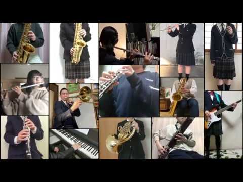 【テレワーク大合奏!!】宝島 / 羽村第一中学校×OBG【コロナに負けるな!!】
