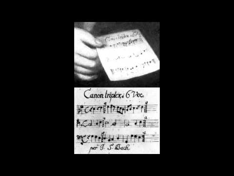 Bach &quot;Goldberg&quot; canon triplex a 6
