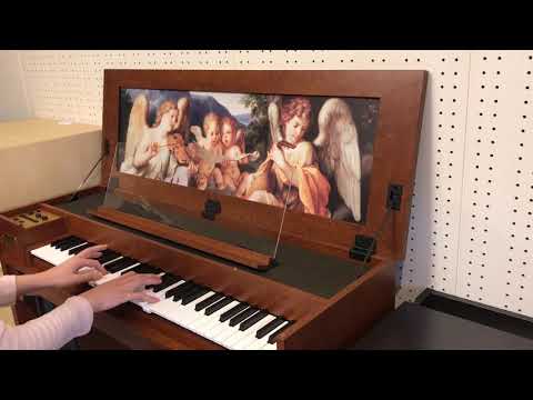 バッハ平均律第1巻第1番ハ長調プレリュード Bach: Well-Tempered Clavier Vol. 1 No. 1 Prelude in C を電子チェンバロで