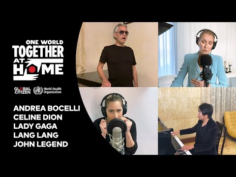 Celine Dion, Andrea Bocelli, Lady Gaga, Lang Lang, John Legend perform &quot;The Prayer&quot; | OW:TAH