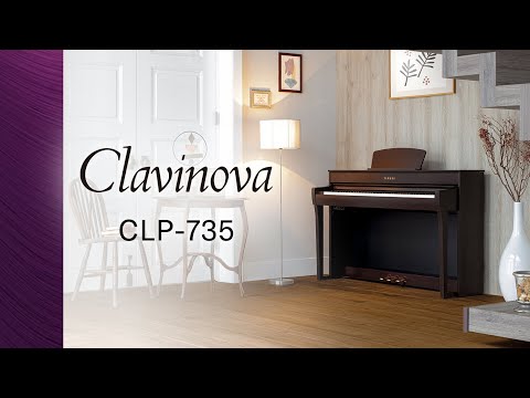 Yamaha Clavinova CLP-735 Digital Piano Overview