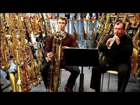 Soprillo &amp; Tubax Contrabass Saxophone Duet