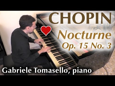 Chopin - Nocturne Op. 15 no. 3 (ショパン 夜想曲第6番ト短調 作品15-3)