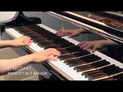 L. Mozart - Menuet in F major　／　L. モーツァルト：メヌエット　ヘ長調（ナンネルのための音楽帳　第6番）